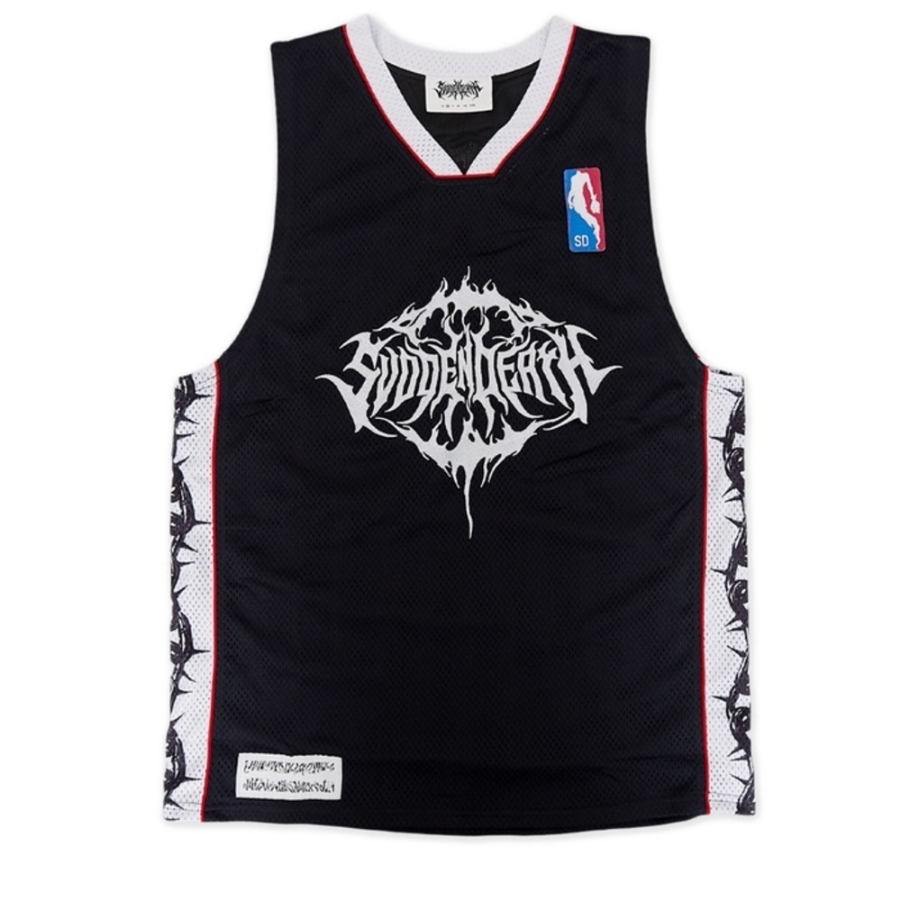 Sudden Death DEATH CVLT Vintage Basketball Jersey - NWT - Picture 2 of 3